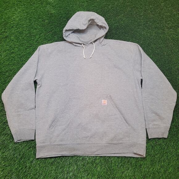 Carhartt Streetwear Pullover Hoodie Sweatshirt XL (Fits 2XL) Pink Patch Logo - Picture 1 of 13